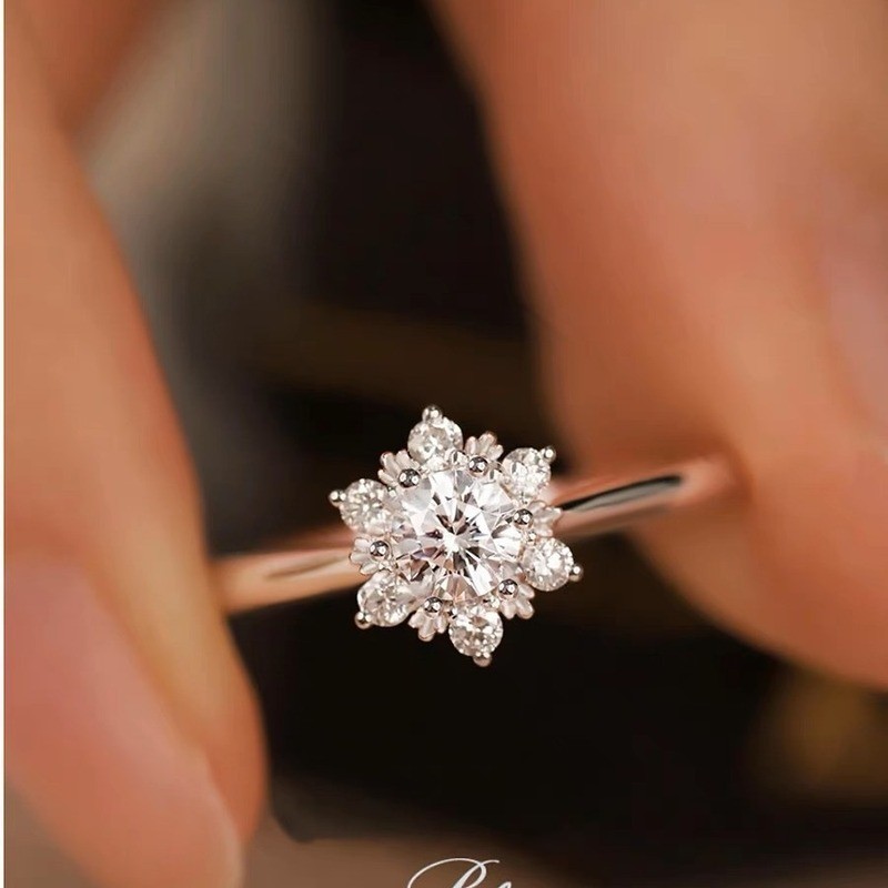 Women's Moissanite Wedding Ring by ynllp02.vn