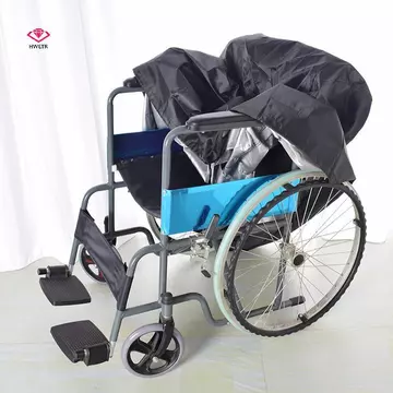 [HWETR] Vỏ bảo vệ xe lăn điện di động ngoài trời Xe tay ga Vỏ chống nước Vỏ bụi Vải Oxford Vỏ xe lăn màu đen