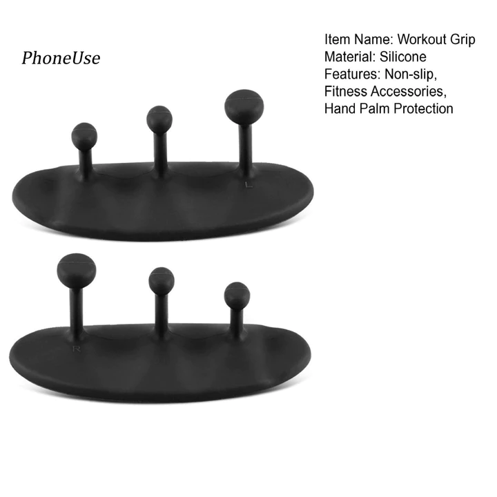 Găng tay tập luyện PU Găng tay tập thể dục Palm-fit 1 cặp Tay cầm tập luyện bằng silicon chống trượt cho nam nữ – Bảo vệ bàn tay để nâng tạ tạ tạ tạ D – 3