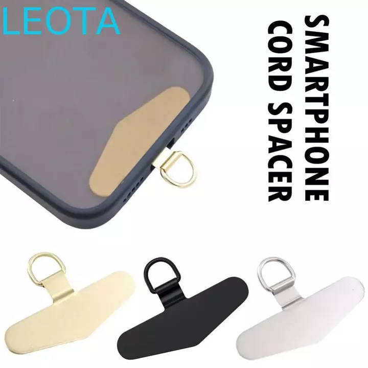 LEOTAKF 5 Chiếc Khóa Dây Điện Thoại, Đầu Nối Dây Điện Thoại Siêu Mỏng Mịn, Phụ Kiện Dây Điện Thoại Kim Loại Đa Năng Chắc Chắn Điện Thoại Tether Tab Tất Cả Các Vỏ Điện Thoại