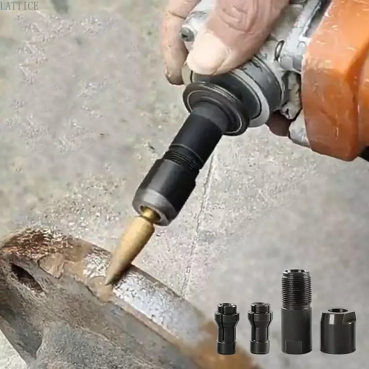 Máy mài góc LATTICE Bộ chuyển đổi sửa đổi, Máy mài thẳng Máy mài góc 3 / 6mm Bộ chuyển đổi sửa đổi, Máy cắt mài ren M10 bằng thép Carbon cao màu đen Máy mài góc loại 100
