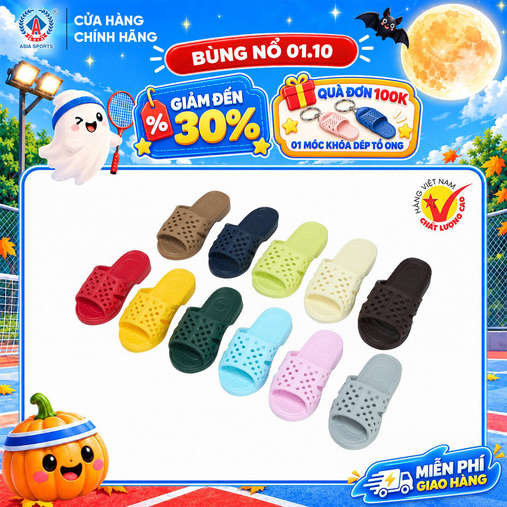 Dép Tổ Ong Trẻ Em ASIA (Size 17-20) Siêu Nhẹ Nhanh Khô - Dép Lê Nữ Đi Trong Nhà Đi Mưa Chống Trượt Bền Đẹp - DCE03
