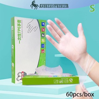 Onetimingfine 100 Cái / hộp Găng Tay Cao Su Miễn Phí TPE Găng Tay Dùng Một Lần Trong Suốt Axit Chống Trơn Trượt An Toàn Làm Việc Cấp Thực Phẩm Găng Tay Vệ Sinh Gia Đình VN