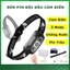 Đèn pin đội đầu siêu sáng cảm ứng bằng tay 1 bóng LED, chống thấm nước IPX6, đèn đeo trán cảm biến pin trâu