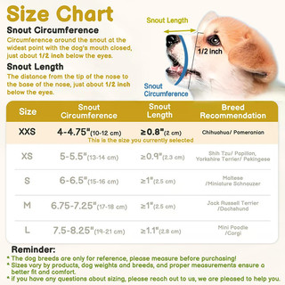 Mõm lưới cho chó ngắn và chó nhỏ vừa chống cắn, tập trung vào chó Brachycephalic như Chihuahua Pomeranian
