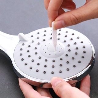 [Combo 10 que] Dụng cụ vệ sinh đầu vòi hoa sen, vệ sinh tai nghe, chân sạc điện thoại