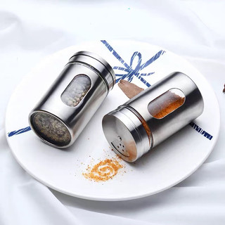 Hũ lọ đựng, rắc gia vị, đựng tăm - chất liệu thủy tinh, bọc inox304