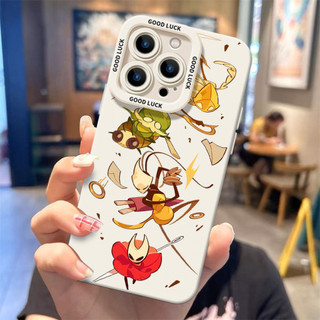 Ốp điện thoại hoạt hình Hollow Knight Silksong cho iPhone17 / 16 / 15 / 14 / 13 / MINI / 12 / 11 / Pro MAX / X / XS / XR / 7 / 8 / 6 Vỏ bảo vệ toàn diện bằng silicon lỏng chống sốc và chống rơi