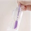 ESSENCEH 3 Cái / bộ Dụng cụ cạo chai rỗng, Dụng cụ cạo nền có thể tái sử dụng bằng silicon, Dụng cụ cạo râu hai đầu thân thiện với môi trường sáng tạo Dễ dàng làm sạch Dụng cụ cạo bình sữa Ứng dụng mặt