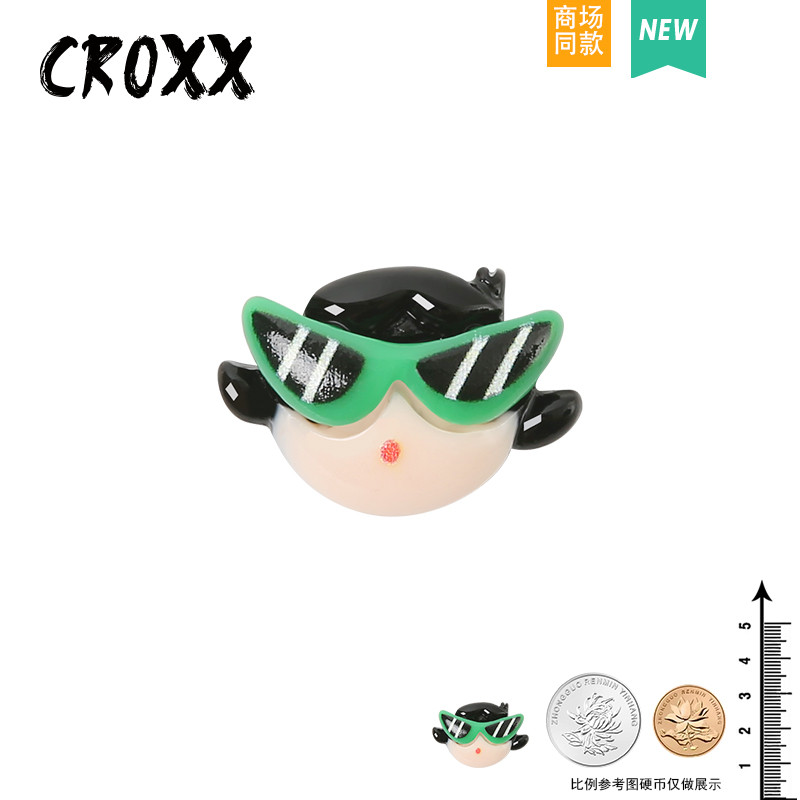 Phụ Kiện Giày Lỗ Nữ Cảnh Sát Nhỏ Giày Hoa Thích Hợp Cho Crocs Khóa Giày Có Thể Tháo Rời Khóa Giày Lỗ Khóa Giày Busch Khóa Giày Zhibixing ins Giày Hoa