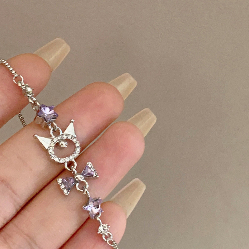 Vòng tay Culomi Shining Zircon đá zircon sáng bóng - quà tặng đa năng mới