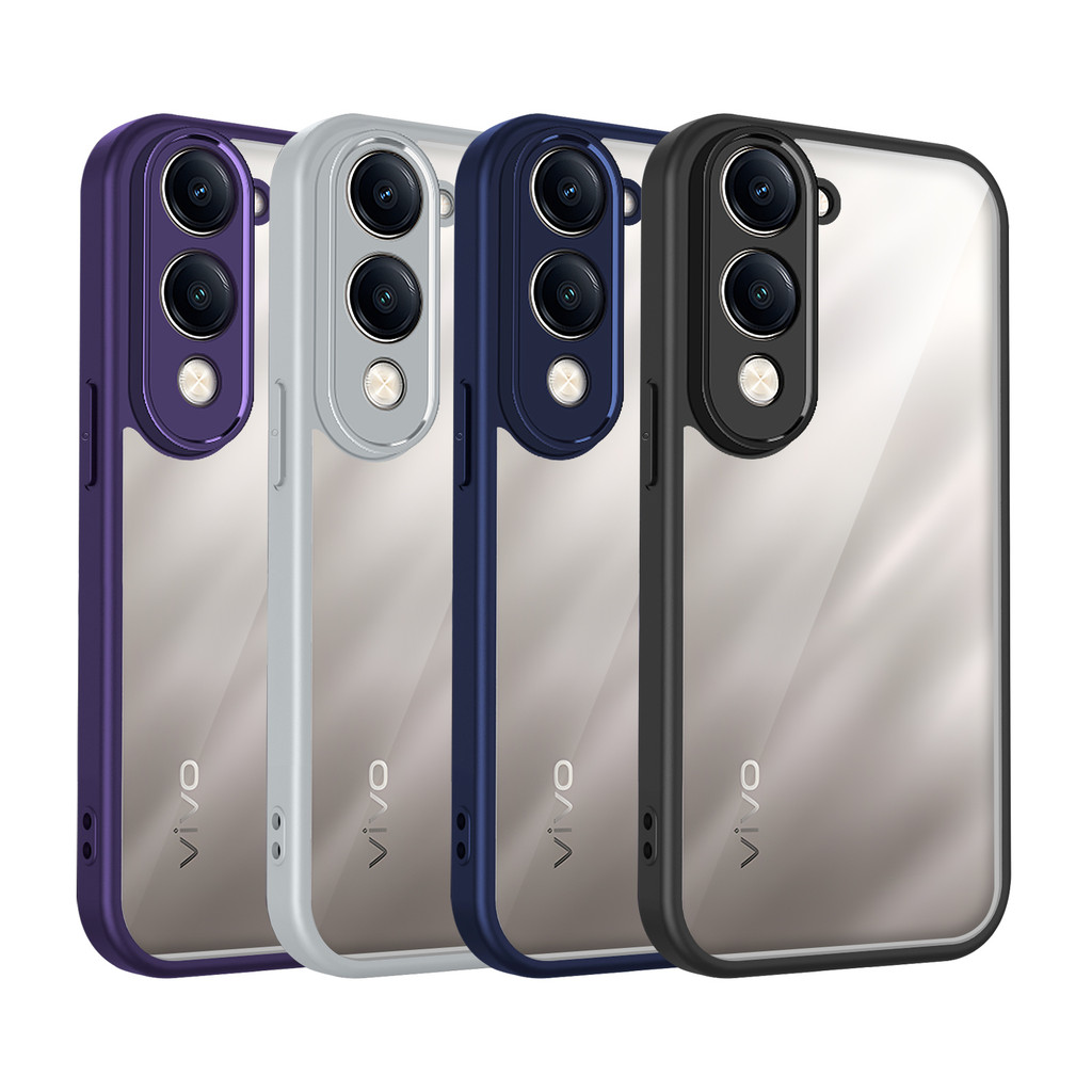 Ốp lưng Vivo Y04 Vỏ trong suốt mờ thời trang cho Vivo Y04 Vỏ điện thoại