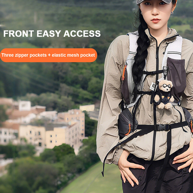 CAMEL CROWN Ba lô ngoài trời nhẹ Đi bộ đường dài Daypack 20L