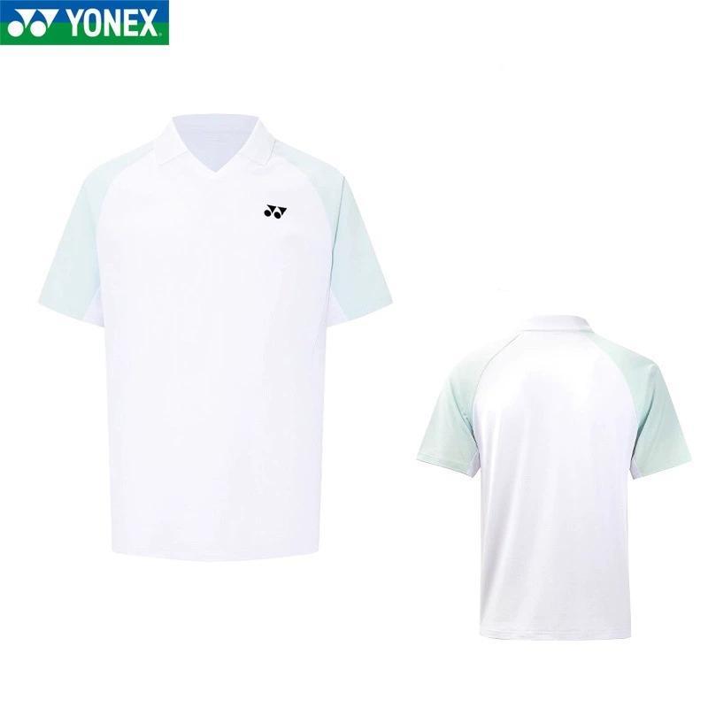 Mới 2025 Yonex Quần Áo Vợt và Cầu Lông Nam Nữ, Cổ Thoáng Khí, Phù Hợp Thể Thao và Giải Trí