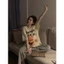 Nữ Tay Ngắn Quần Dài Loungewear Hoạt Hình Dễ Thương In Hình Trang Phục Nhà Cho Phòng Ngủ Nghỉ Hàng Ngày Thường Ngày Ngoài Trời Dịp