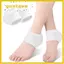 Vỏ bảo vệ gót chân GUSTAVA, Tất gót chân bằng silicon chống nứt Plantar Fasciitis, Miếng đệm giày giảm đau bằng vải Polyester dưỡng ẩm gót chân