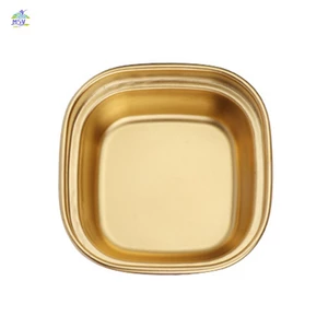 Đĩa nước sốt bằng thép không gỉ cho nhà hàng nhà bếp Bát nhúng Sushi Đĩa khai vị gia vị Mini có ngăn