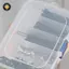 {TB & Bag} 5 / 6 Hộp Bảo Quản Ngăn Lưới Bông Tai Vuông Trong Suốt Hộp Đựng Trang Sức Tìm Phụ Kiện Paaging Hạt Ngọc Trai Sắp Xếp.