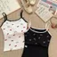 Milyfashion In Dopamine Có Miếng Lót Ngực Mickey Sling Mùa Hè Phong Cách Mới Phiên Bản Hàn Quốc Hoạt Hình Ngọt Ngào Có Thể Mặc Bên Ngoài FDGX