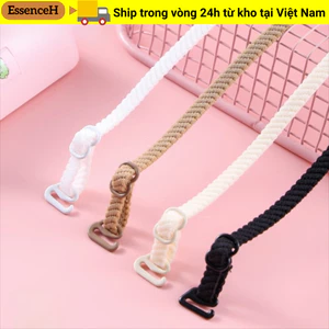 ESSENCEH 2 Dây đeo vai đôi, Dây đeo áo ngực chống trượt có thể điều chỉnh độ dài, Phụ kiện đồ lót mỏng co giãn thoải mái Đồ lót phù hợp