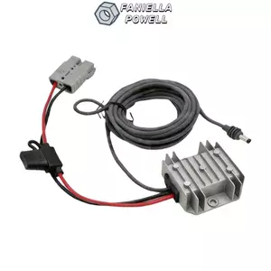 Bộ chuyển đổi FANIELLAPOWELL DC Boost, Bộ chuyển đổi tăng cường cắm Anderson chống nước DC-DC, Bộ chuyển đổi nguồn hợp kim nhôm 12V / 24V sang 30V 3.5A di động cho Starlink Mini Outdoor