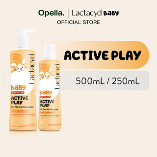 Bộ sản phẩm Sữa Tắm Gội Trẻ em Lactacyd Baby Active Play 500ml +1 Lactacyd Baby Active Play 250ml