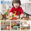 12-Piece Realistic Dinosaur Toy Figure Set with Storage Box, Play Mat & Dino Book — Educational Pretend-Play Gift for Kids