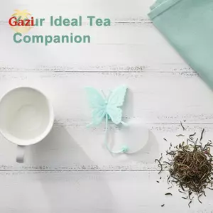 Túi Trà Bướm Lọc Bộ Lọc Silicon Infuser Silica Túi Trà Dễ Thương Cho Trà Lọc Trà Trà Máy Khuếch Tán Trà Dụng Cụ Nhà Bếp [VN]