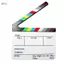 Apill SENECESLI Phim acrylic Clapperboard Xóa khô từ tính với dải hiệu chỉnh màu 11,8x9,5 inch Tấm gỗ giám đốc chuyên nghiệp để làm phim Trang trí phòng thu (Trắng)
