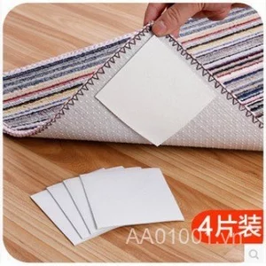 Hộ Gia Đình Cố Định Thảm Siêu Dính Hai Mặt Băng 4 Miếng Gói Thảm Sàn Mạnh Băng Chống Trơn Trượt Miếng Dán Mặt Đất Băng Không Dệt