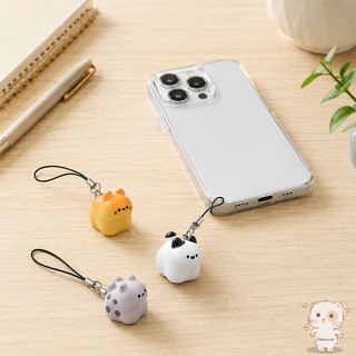 【Chamvn】Móc khóa điện thoại hình hoạt hình dễ thương tương thích với mọi loại ốp lưng thiết thực và đa năng. thời trang