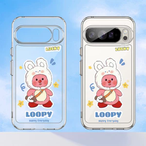 Ốp Điện Thoại Trong Suốt Cứng "Dễ Thương" Cho Google Pixel 10 Pro XL 10A Pixel 9 / 8 / 7 Pro Pixel 9Pro 8 Pro 7A Vỏ Google Chống Sốc