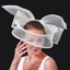WANYEDI Fascinator Hat, Chapeau Luxury Wedding Headpiece, Veil Design Mesh Royal Race Hat Sự kiện ăn tối