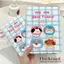 Gương gập mini bốn chú chỏ thân thiết nền xanh phong cách Ins bán chạy