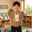 Áo ngắn tay bé trai thỏ con mềm mịn trẻ em Size 90-150