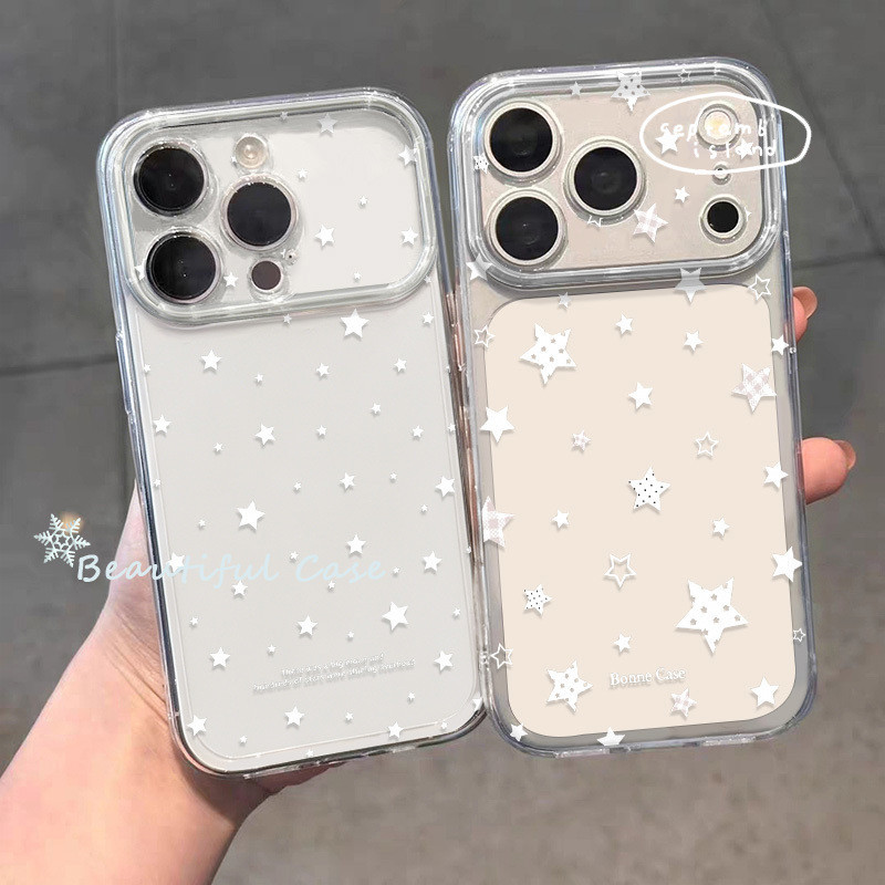 Ốp Lưng Cho Oppo A5X A6pro A6X A5PRO A3X A5ipro A3Pro A55 A60 A18 A57 A38 A15 A17 Vỏ bọc trong suốt Chic Star