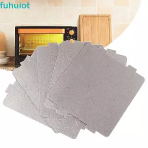 FUHUIOT 5 Tấm Mica Lò Vi Sóng, Tấm Mica Chịu Nhiệt Độ Cao 9.9X10.8cm, Sửa Chữa Cách Nhiệt Chống Cháy Đa Năng Waveguide Cover Sheet Thiết Bị Gia Dụng