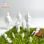 PWSEND 10 / 100 Chiếc Nhân Vật Xây Dựng Nhân Vật, Mô Hình Mô Phỏng Thu Nhỏ Màu Trắng Nhựa, 1: 75 / 1: 50 / 1: 42 / 1: 30 / 1: 25 Tỉ Lệ 1: 300 / 1: 200 / 1: 100 / 1: 150 Hành Khách Xe Lửa Phong Cảnh