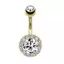 JULYHOT Tinh Tế Zircon Bellybutton Móng Tay Thép Không Gỉ Gợi Cảm Rốn Bụng Nút Nhẫn Gợi Cảm Rốn Xuyên Thanh Bụng Nhẫn Xuyên Trang Sức Massivedeals