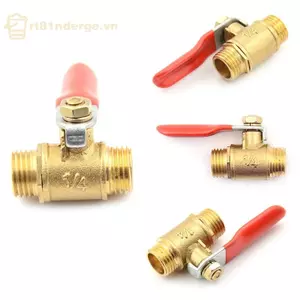 GE G1 / 4 Nam Đến Nam Ren Đồng Van Bi Vòi Kết Nối Công Tắc VN