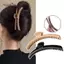 AqToCna Màu Trơn Mờ Vuốt Tóc Kẹp Hoàn Hảo Cho Thi Và Tóc Mỏng Cực Lớn Hàng Đôi Răng Barrettes Cô Gái Mạnh Mẽ Chống Trơn Trượt Kẹp AqToCna