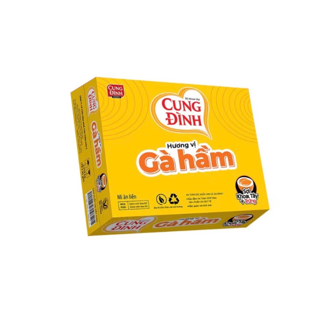 THÙNG MÌ TÔM CUNG ĐÌNH ĐỦ VỊ / THÙNG 30 GÓIx80G