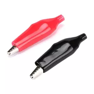 10 Kẹp Cá Sấu 28 Mm Có Vỏ Cá Sấu Kẹp Pin Nhỏ Kẹp Điện Kẹp Kiểm Tra Kẹp Kim Loại Nhỏ