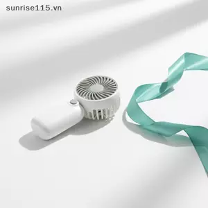 Quạt cầm tay Mini SRVN Quạt bàn du lịch di động có thể sạc lại USB luồng không khí mạnh mẽ cho văn phòng trường học.