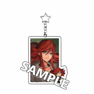 Gachi Acrylic Keychain for Rudo Zanka Riyo Jabber Enjin Gris Tamsy Cartoon Cute Creativity Backpack Pendant