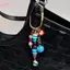HFSHY Handmade Hạt Conch Mặt Dây Chuyền Móc Khóa Bohemian Dệt Dây Túi Thời Trang Trang Trang Trí Cho Nữ Sử Dụng Hàng Ngày Quà Tặng VN
