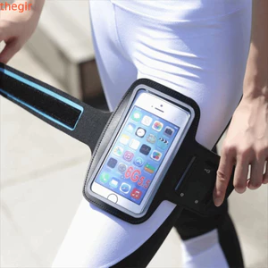 THEGIRL8B Túi Điện Thoại 5.5 / 6.3 / 7 inch Đa Năng Ngoài Trời Dây Kéo Tập Gym Băng Tay Bảo Vệ Điện Thoại Thể Thao Băng Tay