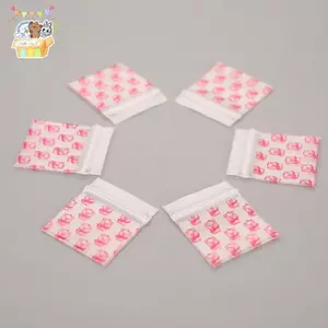 100 Chiếc Túi Mini Nhựa Nhỏ Dây Kéo Túi Đựng Thuốc ELWW