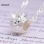 MIC _ Vòng Cổ Với Hạt May Mắn Sóng Nước Dây Chuyền Bạc Không Gỉ Sáng Bóng Nữ Mặt Dây Chuyền Vòng Cổ Cho Du Lịch Quà Lưu Niệm