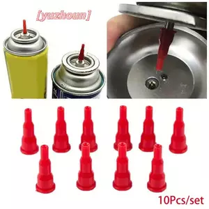 10 Bộ chuyển đổi vòi phun Butan Chuyển đổi bình Cassette thành đầu nối vòi phun khí bể bơm hơi để đổ đầy